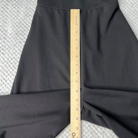 Lulus Jumpsuit Womens Small Black Sleeveless V Neck Wide Leg Cutout Back - Picture 8 of 12